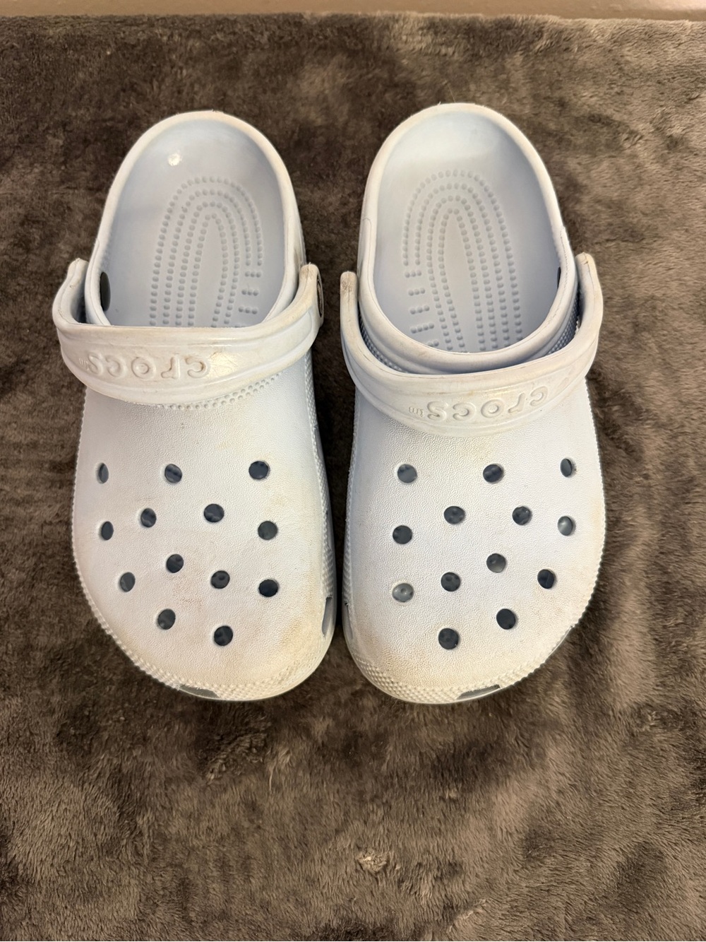 light blue crocs size 7 woman’s